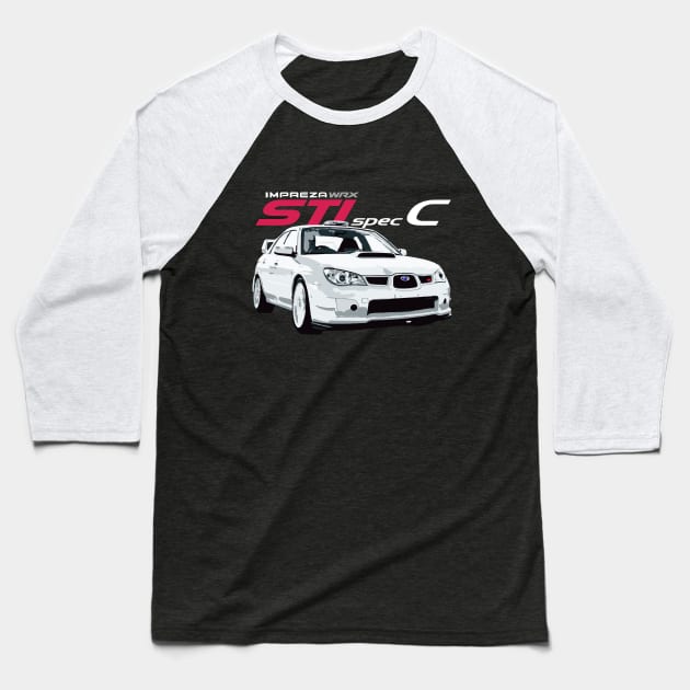 STi Spec C Baseball T-Shirt by cowtown_cowboy